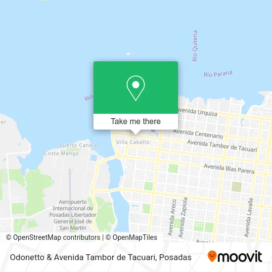 Odonetto & Avenida Tambor de Tacuari map