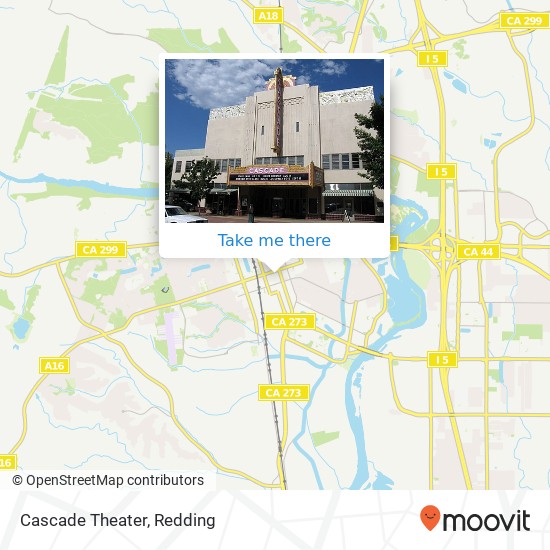 Mapa de Cascade Theater