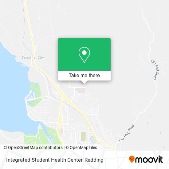 Integrated Student Health Center map