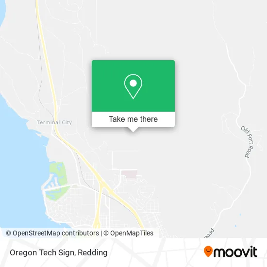 Oregon Tech Sign map
