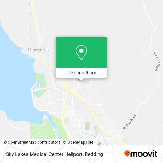 Mapa de Sky Lakes Medical Center Heliport