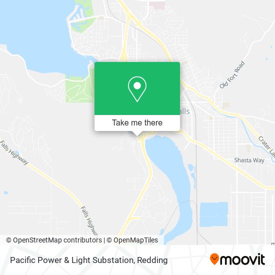 Pacific Power & Light Substation map