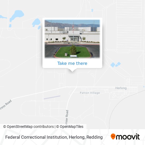 Federal Correctional Institution, Herlong map