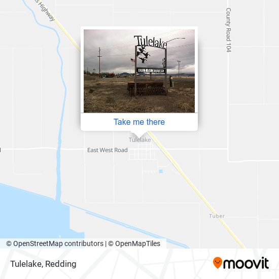 Tulelake map