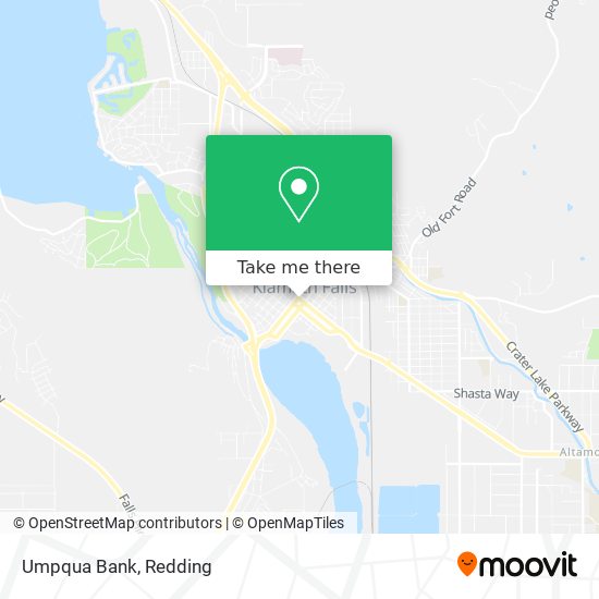 Umpqua Bank map