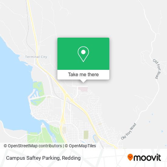 Campus Saftey Parking map