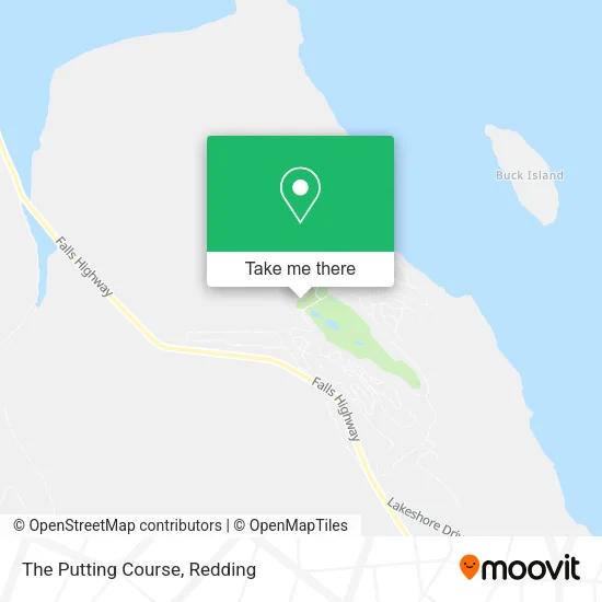 The Putting Course map