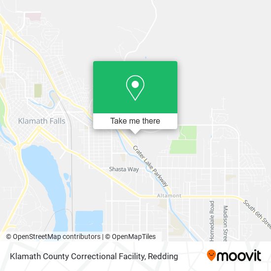 Mapa de Klamath County Correctional Facility