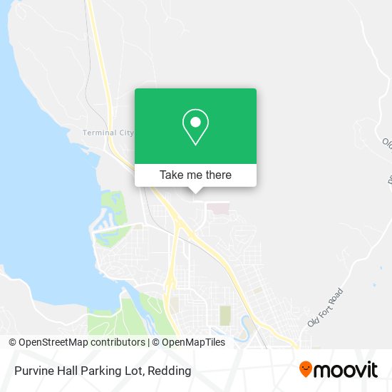 Purvine Hall Parking Lot map