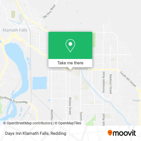 Mapa de Days Inn Klamath Falls