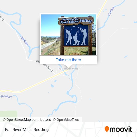 Fall River Mills map