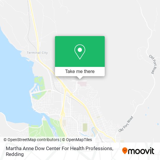 Mapa de Martha Anne Dow Center For Health Professions