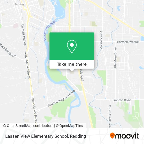 Lassen View Elementary School map