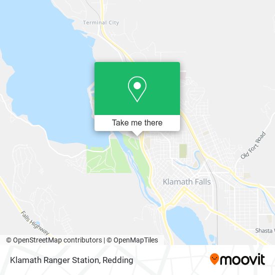 Mapa de Klamath Ranger Station