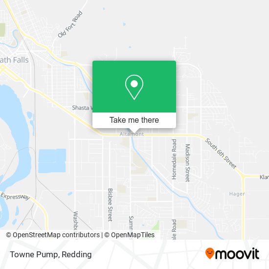 Towne Pump map