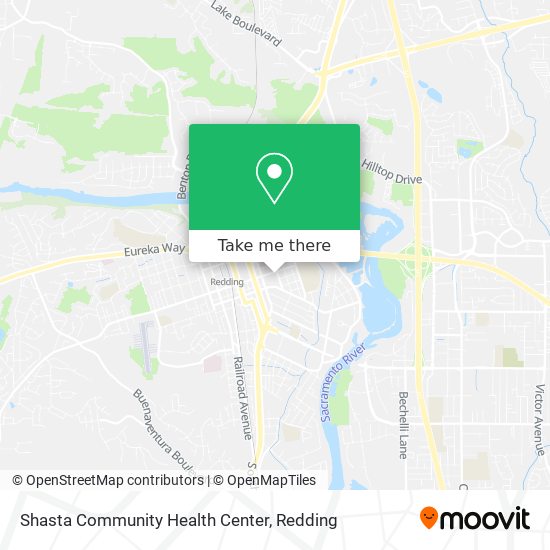 Mapa de Shasta Community Health Center