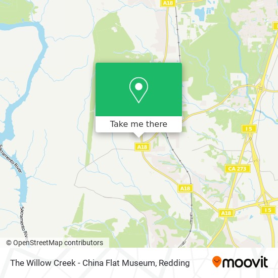 The Willow Creek - China Flat Museum map