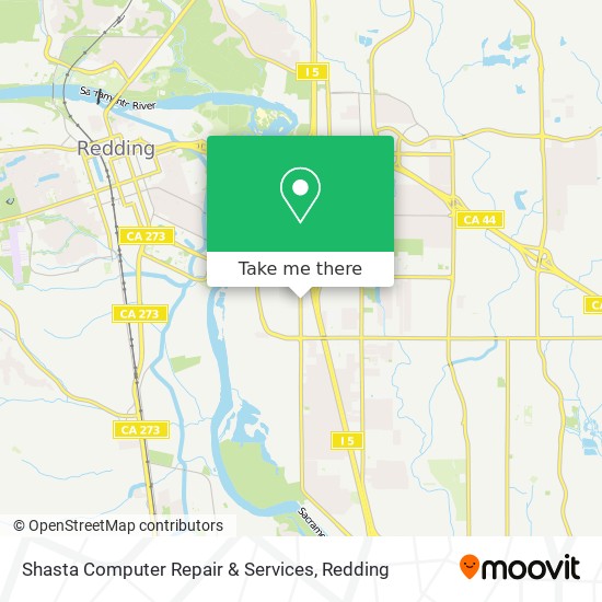 Mapa de Shasta Computer Repair & Services