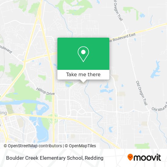 Boulder Creek Elementary School map