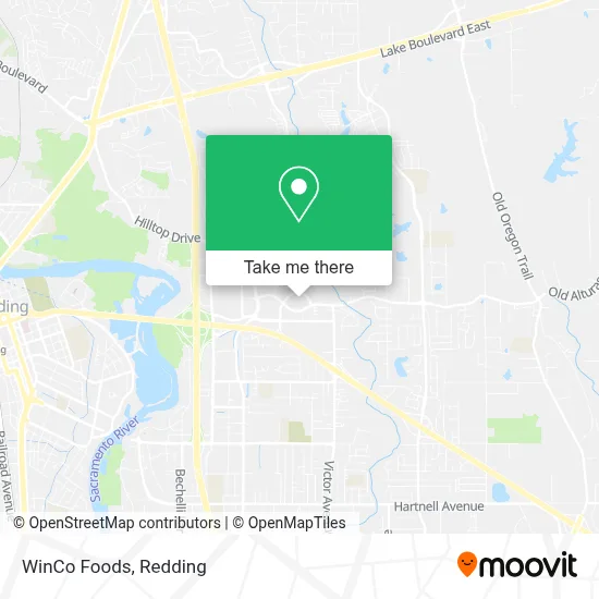 WinCo Foods map
