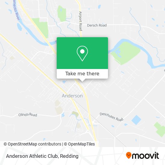 Anderson Athletic Club map