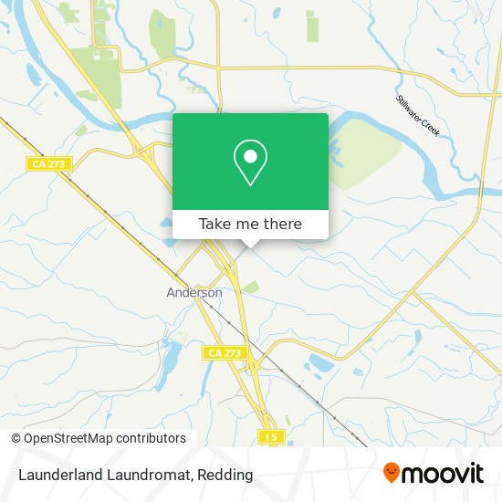 Launderland Laundromat map