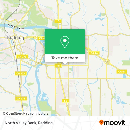 North Valley Bank map