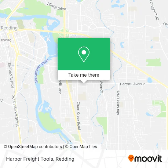 Harbor Freight Tools map