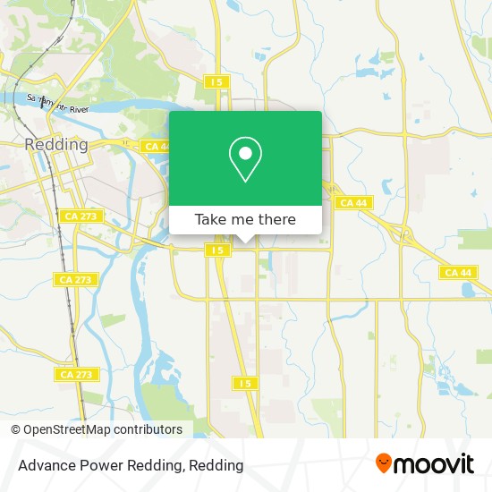 Advance Power Redding map