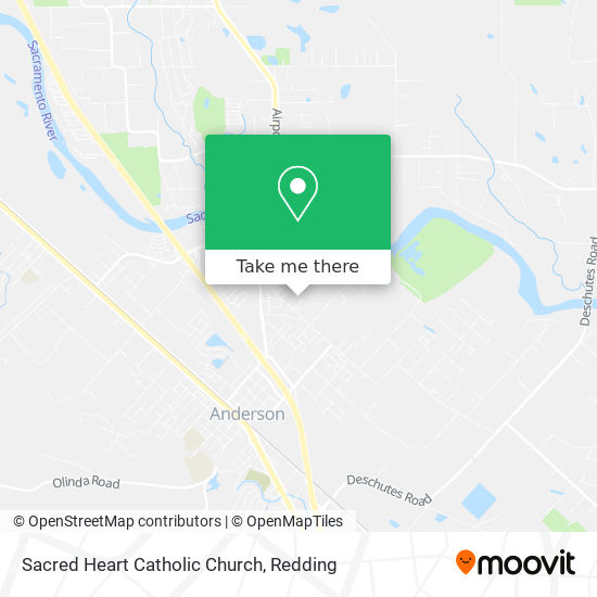 Sacred Heart Catholic Church map