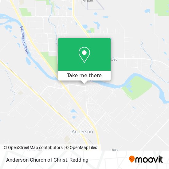 Mapa de Anderson Church of Christ