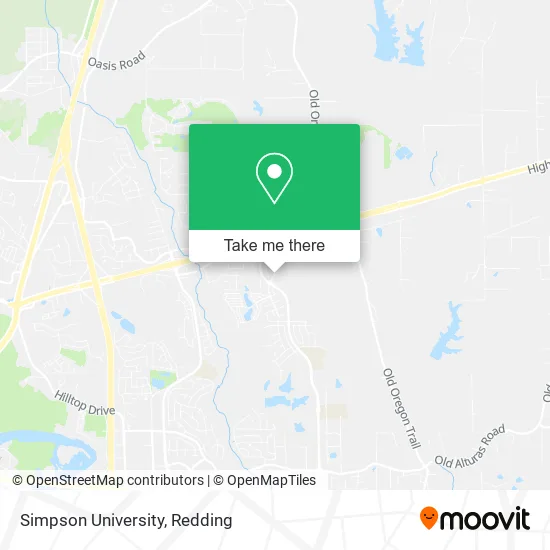 Simpson University map