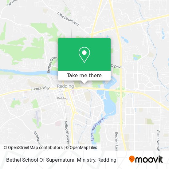 Mapa de Bethel School Of Supernatural Ministry