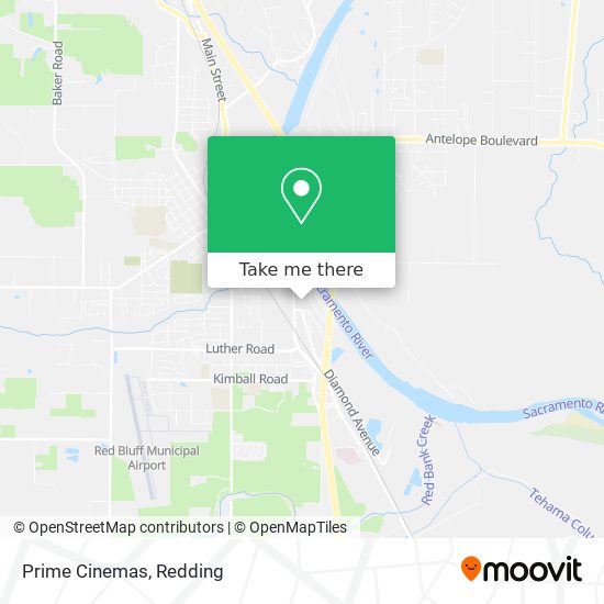 Mapa de Prime Cinemas