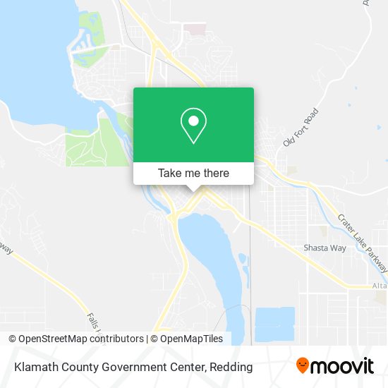 Klamath County Government Center map