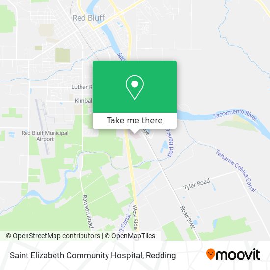 Saint Elizabeth Community Hospital map