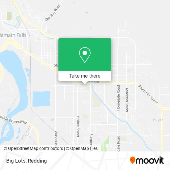 Mapa de Big Lots