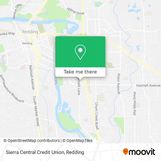 Sierra Central Credit Union map
