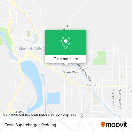 Tesla Supercharger map