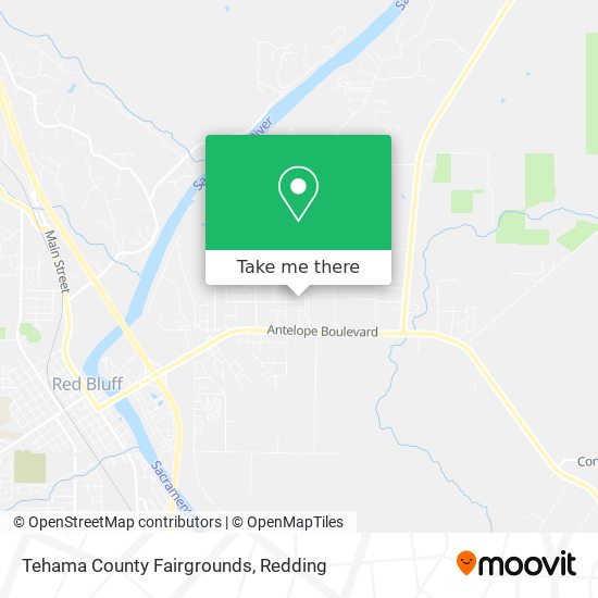 Tehama County Fairgrounds map