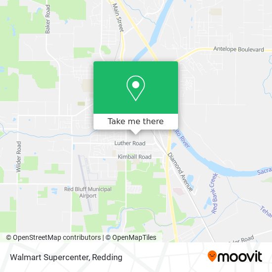 Walmart Supercenter map
