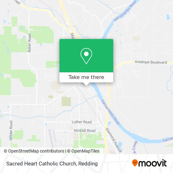 Sacred Heart Catholic Church map