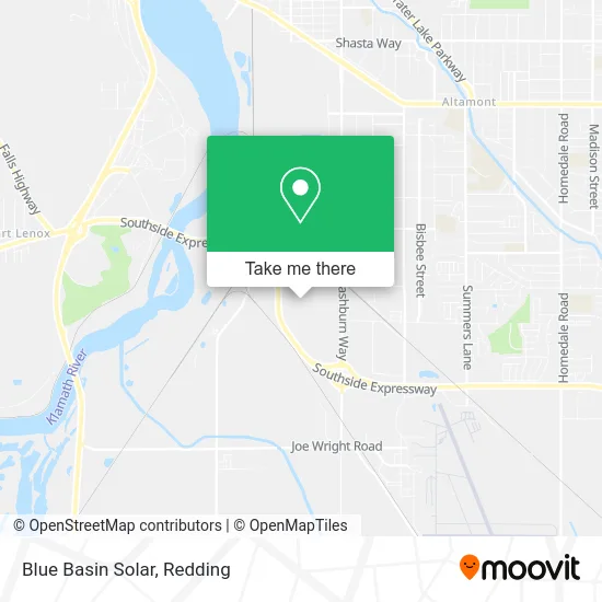 Blue Basin Solar map