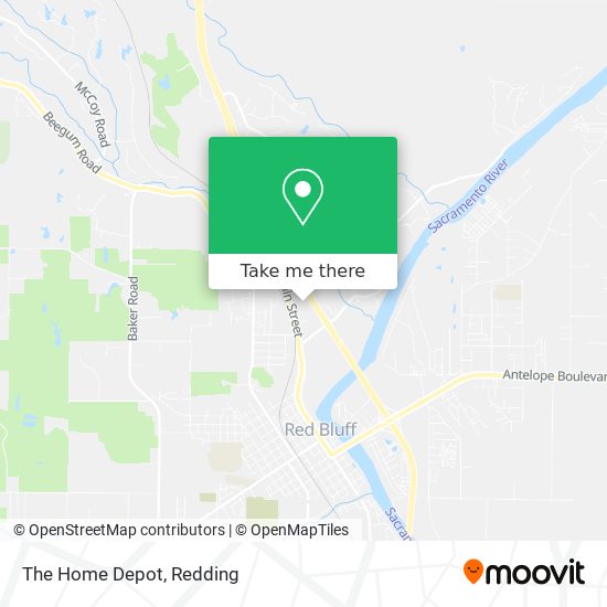 The Home Depot map