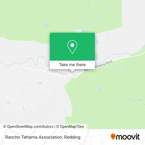 Mapa de Rancho Tehama Association