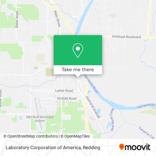 Mapa de Laboratory Corporation of America