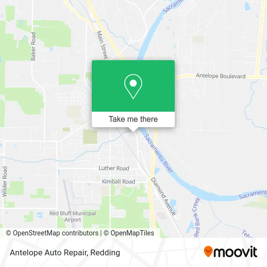 Antelope Auto Repair map