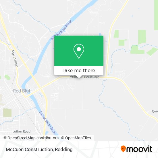 McCuen Construction map