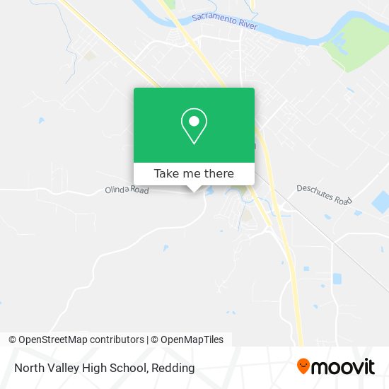 North Valley High School map