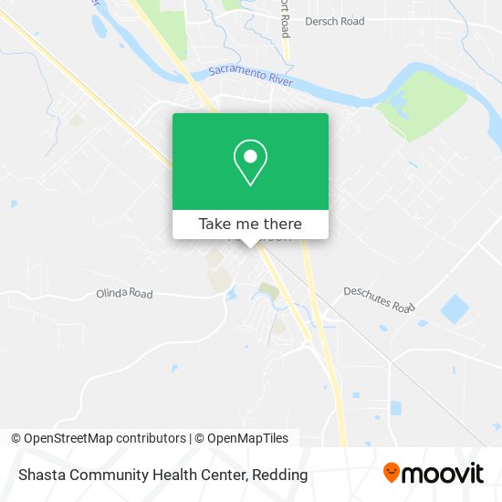 Shasta Community Health Center map